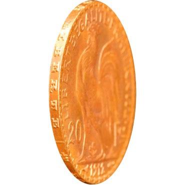 Золота монета 20 франків 1912 Франція