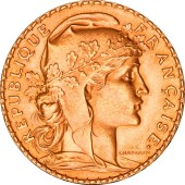Золота монета 20 франків 1914 Франція