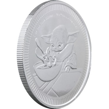 Срібна монета 1oz Зоряні Війни: Грогу 2 долара 2022 Ніуе