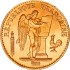 Золотая монета 20 франков 1875 Франция