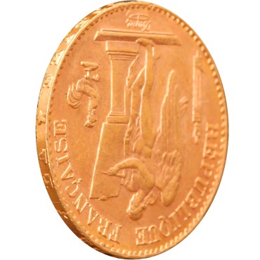 Золотая монета 20 франков 1898 Франция
