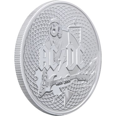 Срібна монета 1oz AC/DC 1 долар 2023 Австралія