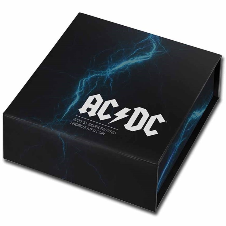 Купить-Серебряная монета 1oz AC/DC 1 доллар 2023 Австралия в Киеве с ...