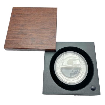 Серебряная монета 1oz Сокровища Австралии Сапфир 1 доллар 2007 Австралия