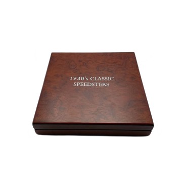 Набор серебряных монет 1oz (4 шт.) Классические Спидстеры 1930-х 2 доллара 2006 Острова Кука (цветные)