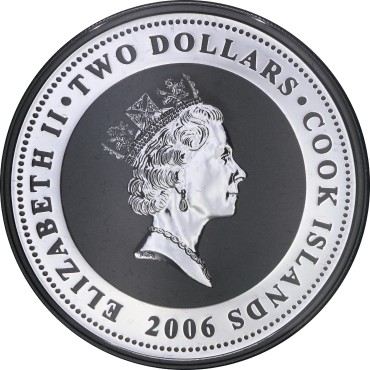 Набор серебряных монет 1oz (4 шт.) Классические Спидстеры 1930-х 2 доллара 2006 Острова Кука (цветные)