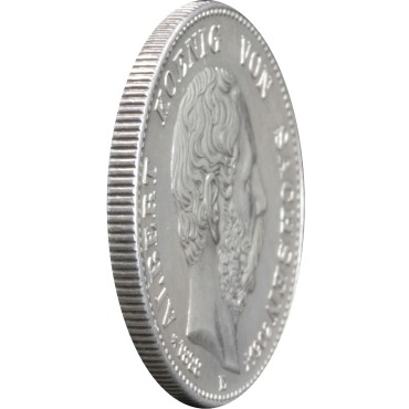 Срібна монета "День смерті короля Альберта" 2 марки 1902 Саксонія Німецька імперія