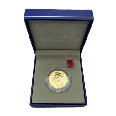 Золота монета Сіячка 1 франк 2001 Франція