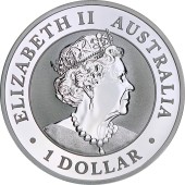 Срібна монета 1oz Кукабарра 1 долар 2023 Австралія