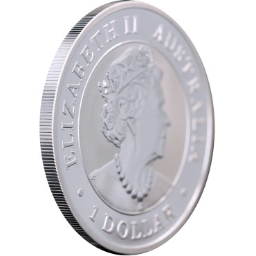 Срібна монета 1oz Кукабарра 1 долар 2023 Австралія
