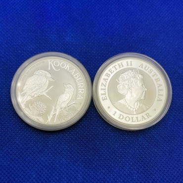 Срібна монета 1oz Кукабарра 1 долар 2023 Австралія