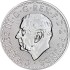 Серебряная монета 1oz Британия 2 английских фунта 2023 Великобритания (Король Карл III)