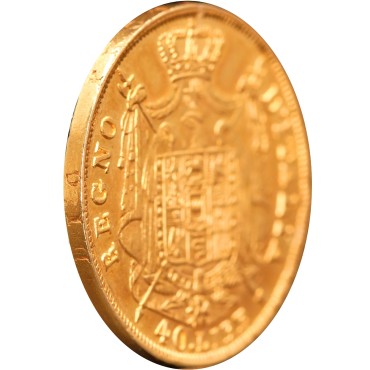 Золота монета Наполеон I 40 лір 1814 Італія