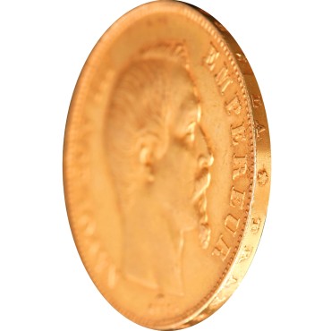 Золотая монета Наполеон III 50 франков 1857 Франция