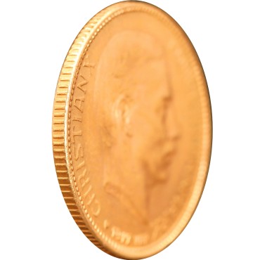 Золота монета 20 крон 1917 Данія