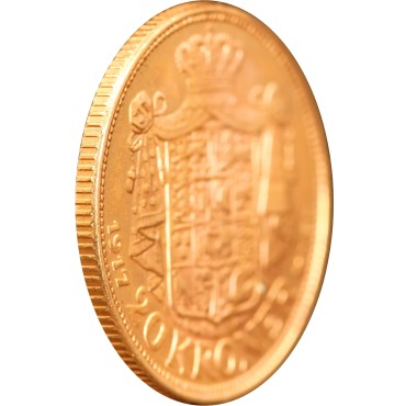 Золота монета 20 крон 1917 Данія