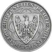 Серебряная монета "Магдебург" 3 марки 1931 Веймарская Республика Германия