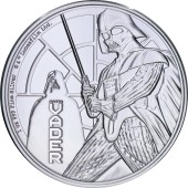 Срібна монета 1oz Дарт Вейдер "Зоряні Війни" 2 долара 2022 Ніуе