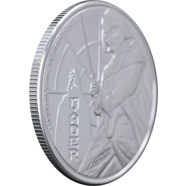 Срібна монета 1oz Дарт Вейдер "Зоряні Війни" 2 долара 2022 Ніуе