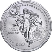 Срібна монета 1oz Ікони Інновацій: Марія Кюрі 2 долара 2022 Ніуе