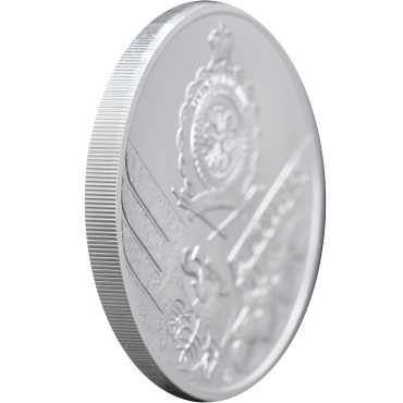 Срібна монета 1oz Чеський Лев 2 долари 2023 Ніуе