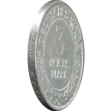 Серебряная монета 3 марки 1926 700 летие вольного города Любек Веймарская Республика Германия