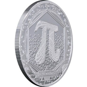 Серебряная монета 1oz Число ПИ 3,14 долларов 2023 Соломоновы Острова