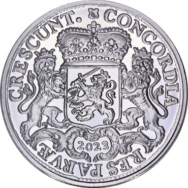 Срібна монета 1oz Дукатон 2023 Нідерланди рестрайк