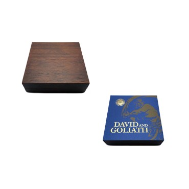 Срібна монета 2oz Давід і Голіаф 10 седі 2022 Гана