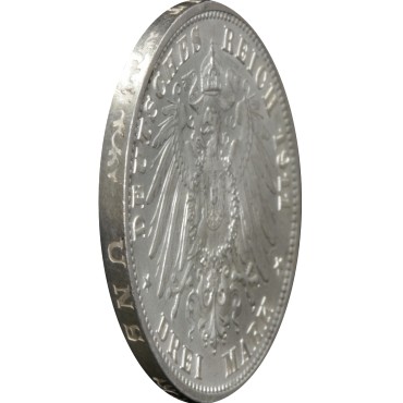 Срібна монета 3 марки 1911 Вюртемберг Німецька імперія