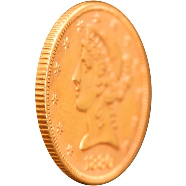 Золота монета Американський Орел 5 доларів 1880 США