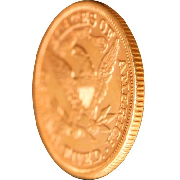 Золота монета Американський Орел 5 доларів 1880 США