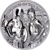 Срібна монета 1oz Мальтійські Лицарі 5 Євро 2022 Мальта