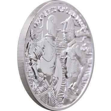 Срібна монета 1oz Мальтійські Лицарі 5 Євро 2022 Мальта