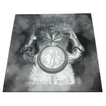 Срібна монета 1oz Мальтійські Лицарі 5 Євро 2022 Мальта