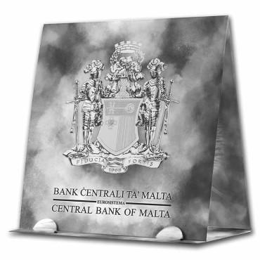 Срібна монета 1oz Мальтійські Лицарі 5 Євро 2022 Мальта