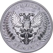 Срібний раунд 1oz Германія 5 марок 2023 Німеччина