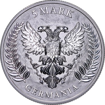 Срібний раунд 1oz Германія 5 марок 2023 Німеччина
