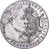 Серебряная монета 1/2oz Золото Франции: Наполеон 20 Евро 2023 Франция (Proof)