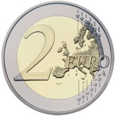 Монета Слава Украине 2 Евро 2022 Эстония
