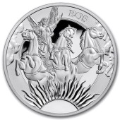 Срібна монета 1oz Богині: Еос і Коні 1 фунт стерлінгів 2023 Острів Святої Єлени