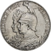 Срібна монета "200-річчя Королівства Пруссія" 5 марок 1901 Німецька Імперія