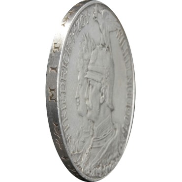 Серебряная монета " 200-летие Королевства Пруссия" 5 марок 1901 Германская Империя