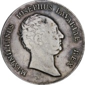 Серебряная монета 1 талер 1810 Бавария