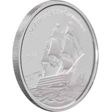 Срібна монета 1oz Сент-Вінсент і Гренадіни 2 долара 2022 Східні Кариби