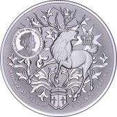 Срібна монета 1oz Герб - Квінсленд 1 долар 2023 Австралія
