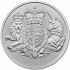 Серебряная монета 1oz Королевский Герб 2 английских фунта 2023 Великобритания