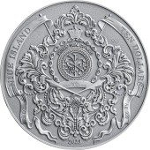 Серебряная монета 5oz Борьба За Свободу 10 долларов 2023 Ниуэ (цветная, antique)