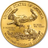 Золота монета 1/4oz Американський Орел 10 доларів 2018 США