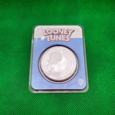 Серебряная монета 1oz Птичка Твити (серия "Looney Tunes") 5 долларов 2023 Самоа